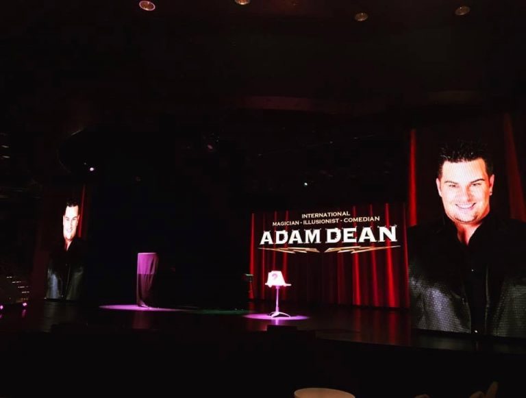 Adam Dean's theatre stage